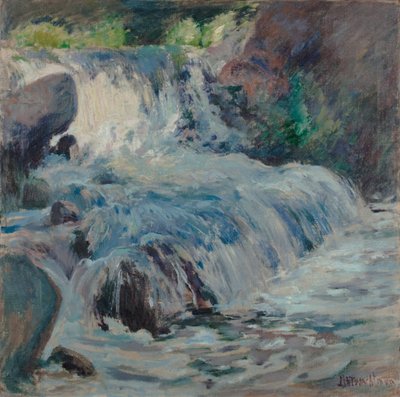 De Waterval door John Henry Twachtman