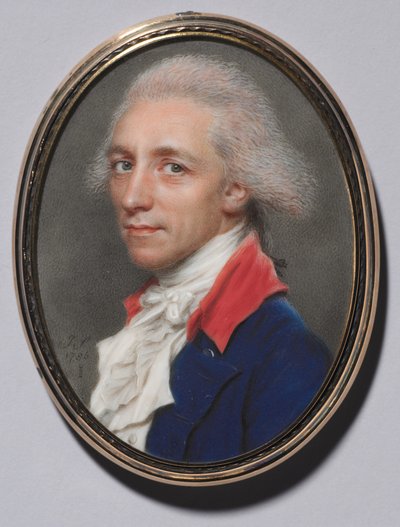 Portret van een man, 1786 door John I. smart