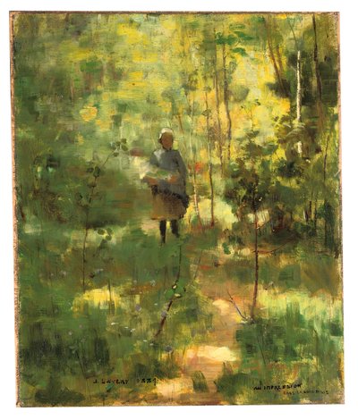 Een indruk in La Sous-Bois door John Lavery