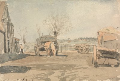 De boerderij door John Linnell