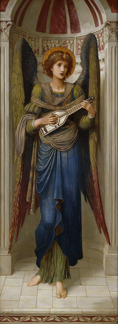 Engelen, 1895 door John Melhuish Strudwick