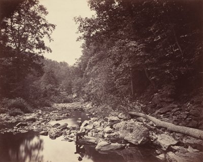 De Wissahickon Creek bij Philadelphia door John Moran