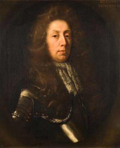 Portret van Sir Charles Musgrave, 1691 door John Riley