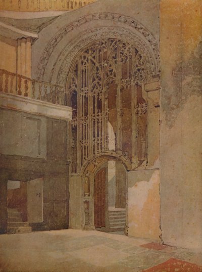 In de kathedraal van Norwich, 1923 door John Sell Cotman