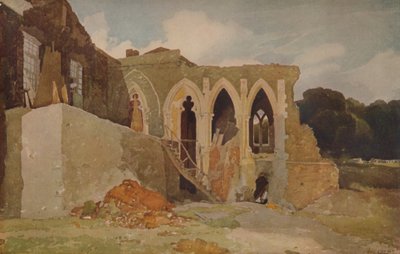 Walsingham Abbey, 1923 door John Sell Cotman