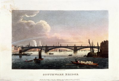 Southwark Bridge, Londen door John Shury