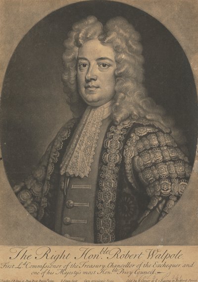 Sir Robert Walpole door John Simon