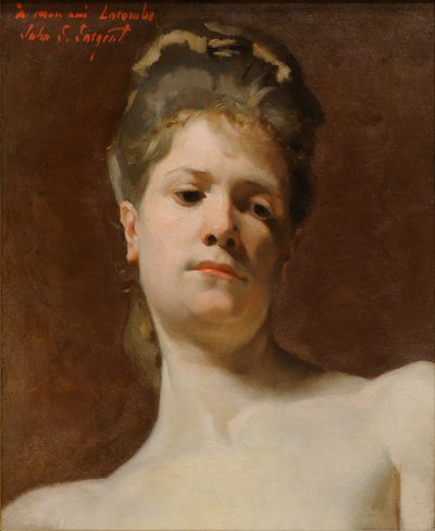 Blond model, ca. 1877 door John Singer Sargent