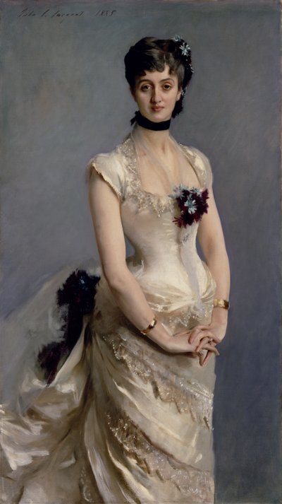 Madame Paul Poirson, 1885 door John Singer Sargent