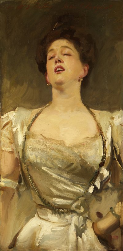 Mevrouw George Batten Zingt door John Singer Sargent