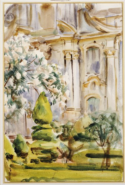 Paleis en Tuinen, Spanje, 1912 door John Singer Sargent