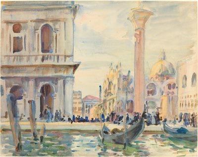 De Piazzetta door John Singer Sargent