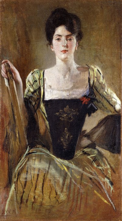 De groene jurk, ca. 1904 door John White Alexander