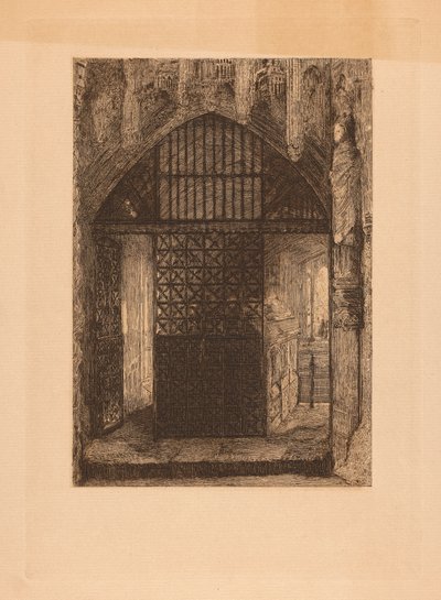 In Westminster Abbey door John William Inchbold