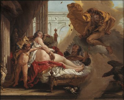 Danaë en de Gouden Regen door Jonas Hoffmann