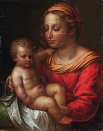 Madonna met kind door Josef Abel