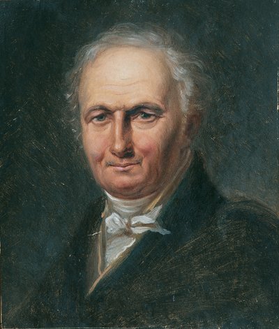 Portret van een heer door Josef Lambert Denk