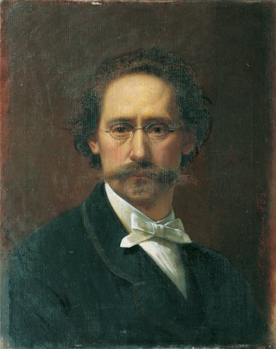 Zelfportret door Josef Matthäus Aigner