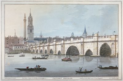 Oude Londen Brug, 1795 door Joseph Constantine Stadler