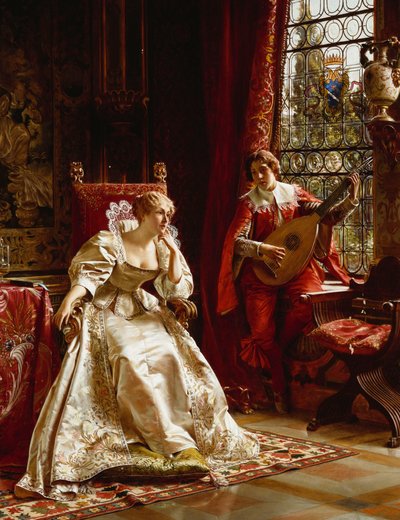 De Serenade door Joseph Frederick Charles Soulacroix