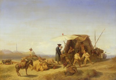 Landschap in Italië door Joseph Heinrich Marr