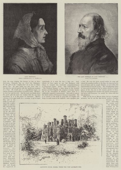 Alfred, Baron Tennyson, Dichter des Vaderlands door Joseph Holland Tringham