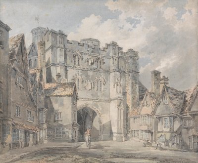 Christ Church Poort, Canterbury door Joseph Mallord William Turner