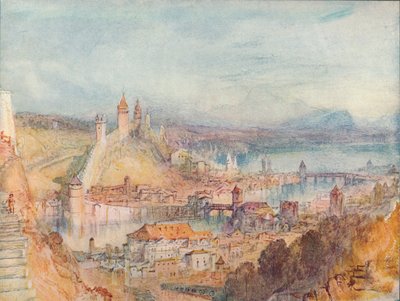 Luzern, 1909 door Joseph Mallord William Turner