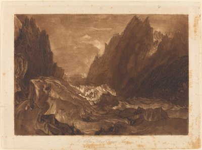 Mer de Glace door Joseph Mallord William Turner