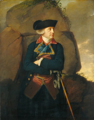 Portret van een Heer door Joseph Wright