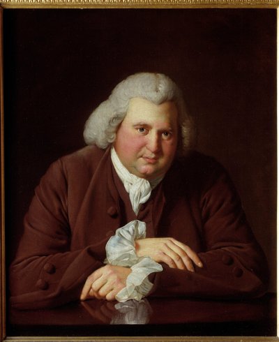 Portret van Erasmus Darwin door Joseph Wright of Derby