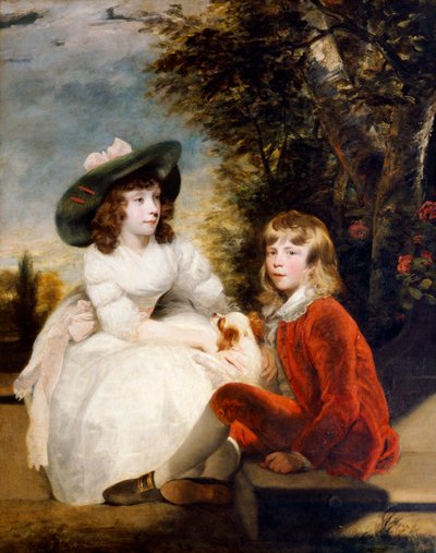 De kinderen van John Julius Angerstein door Joshua Reynolds