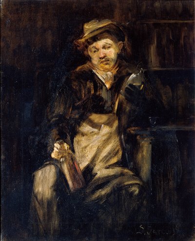 De drinker door Jozef Israëls