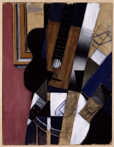 Gitaar en Pijp door Juan Gris