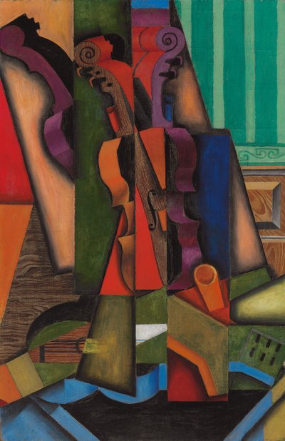 Viool en Gitaar door Juan Gris