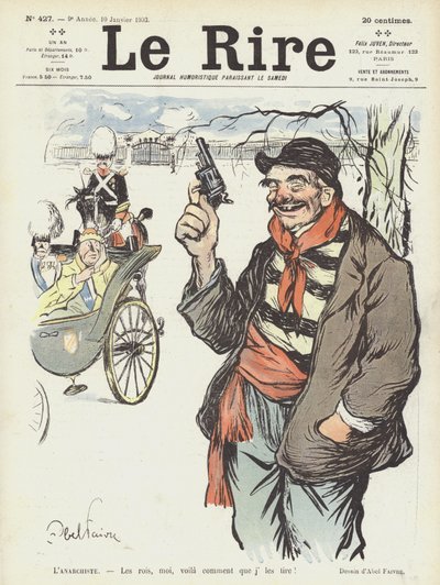 Illustratie voor Le Rire door Jules Abel Faivre