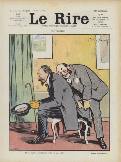 Illustratie voor Le Rire door Jules Abel Faivre