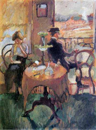 Interieur, ca. 1910 door Jules Pascin