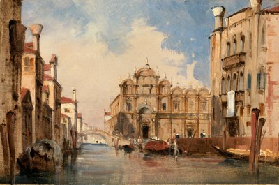 De Scuola di San Marco, Venetië door Jules Romain Joyant