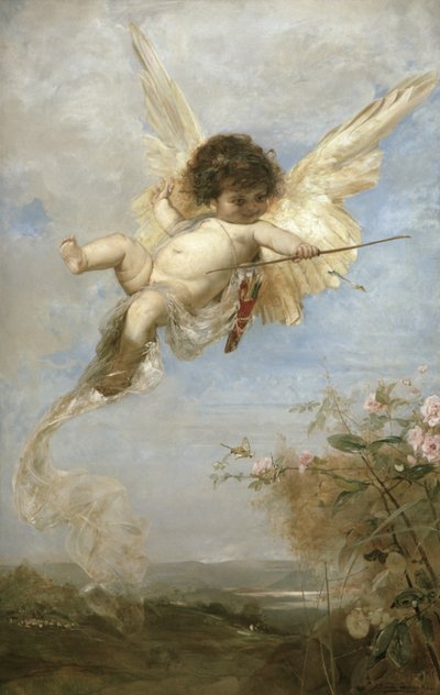 Cupido door Julius Kronberg