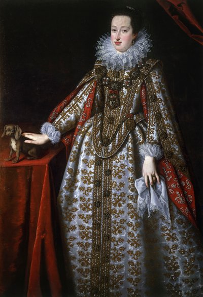 Portret van Eleonora Gonzaga (1598-1655) door Justus Sustermans