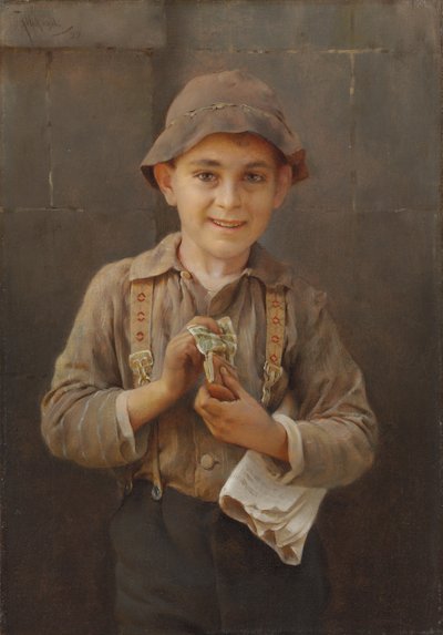 Krantjongen, 1899 door Karl Witkowski