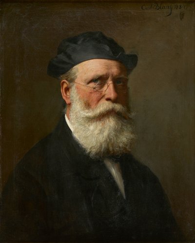 Zelfportret door Karl von Blaas