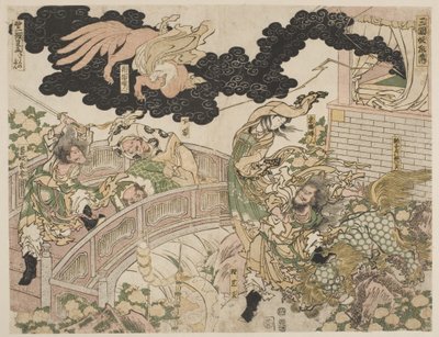 Hanzokuy-O Kiubi No Kitsune door Katsushika Hokusai