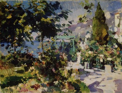 Gurzuf, 1917 door Konstantin Alekseevich Korovin