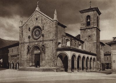 Italië: Norcia, S Benedetto door Kurt Hielscher