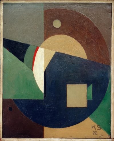 Zonder Titel (Voor Walter Dexel) door Kurt Schwitters