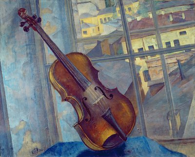 Viool door Kuzma Sergeevich Petrov Vodkin