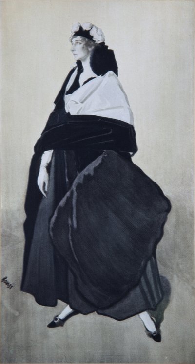 Portret van Ida Rubinstein door Leon Bakst