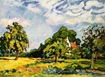 Landschap in Normandië door Louis Valtat